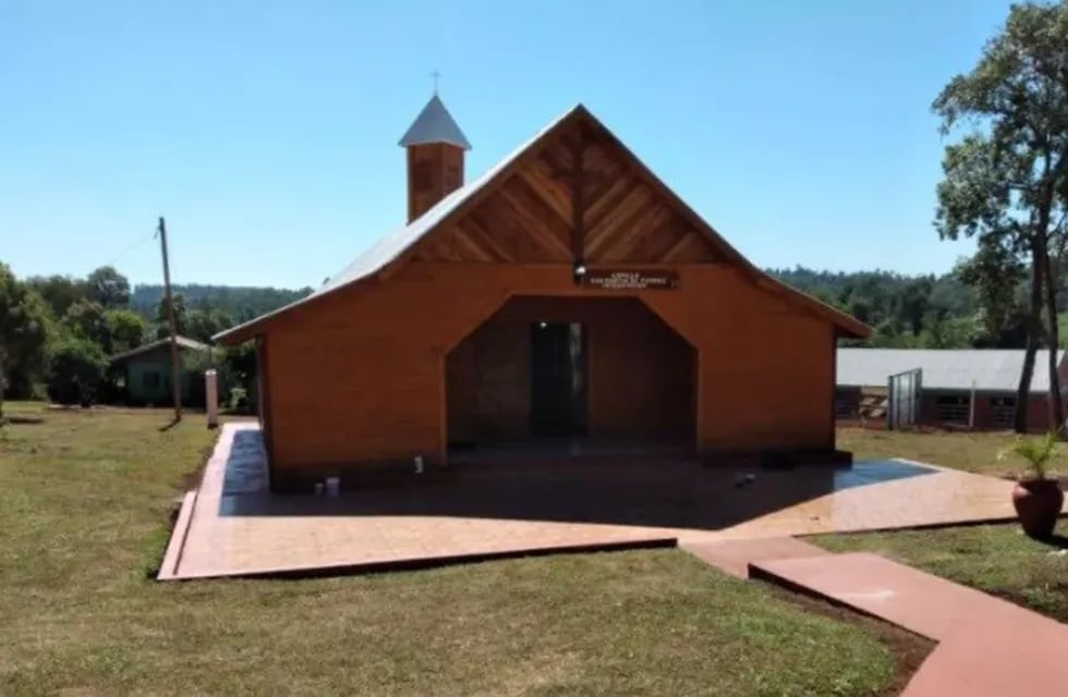 La primera capilla ecológica de la provincia fue inaugurada en Andresito
