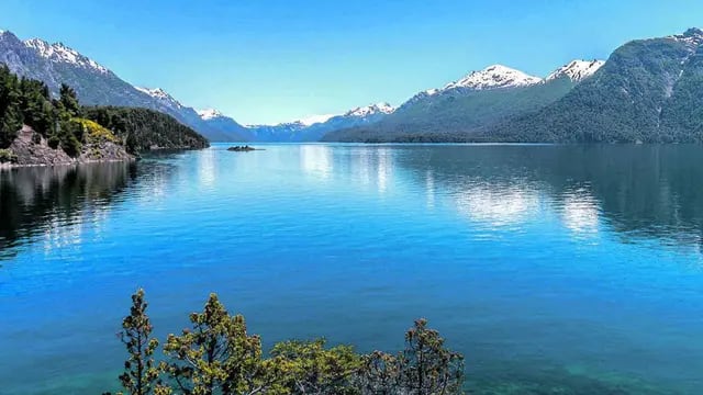 Bariloche, al sur del lago Nahuel Huapi.