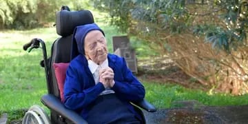 La monja francesa Lucile Randoin, de 117 años, asombra al mundo tras vencer al coronavirus.