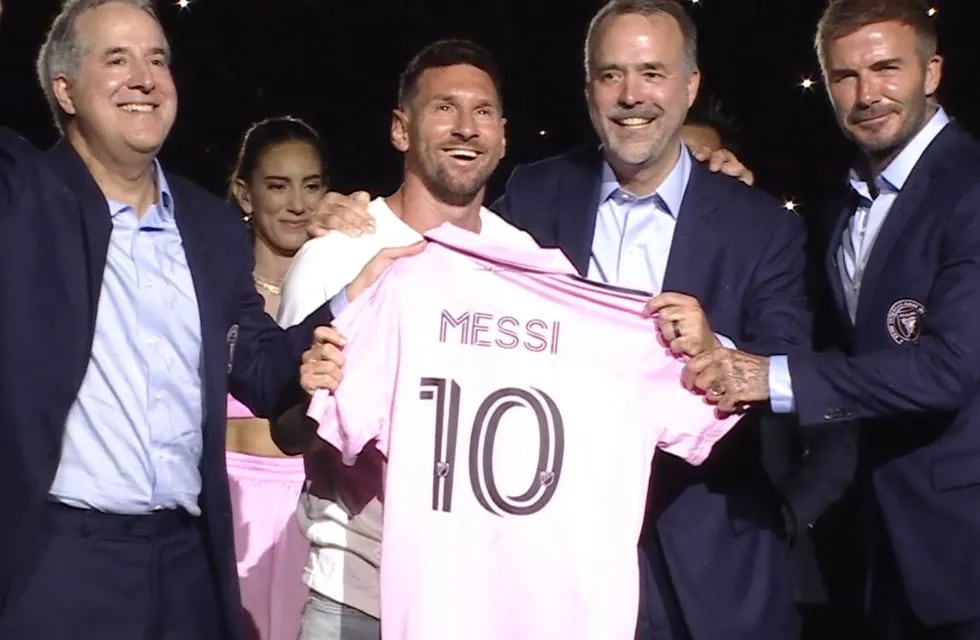 Presentaron a Messi en Inter Miami