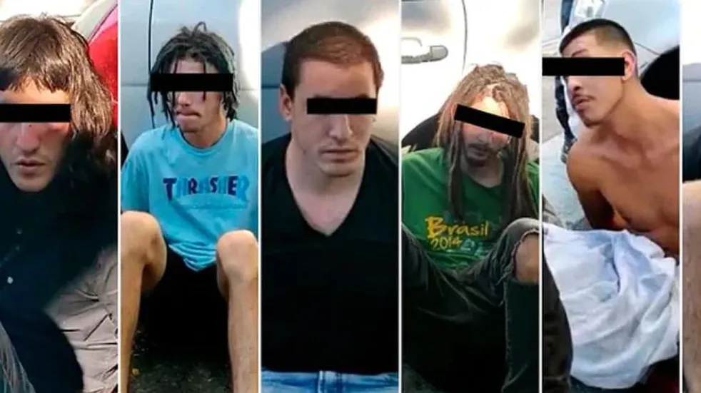 Palermo. Los seis jóvenes detenidos por la violación grupal. Foto: Gentileza.