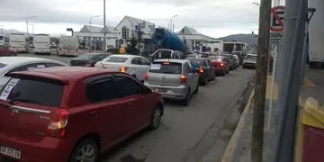 Movilización docente en Tierra del Fuego.