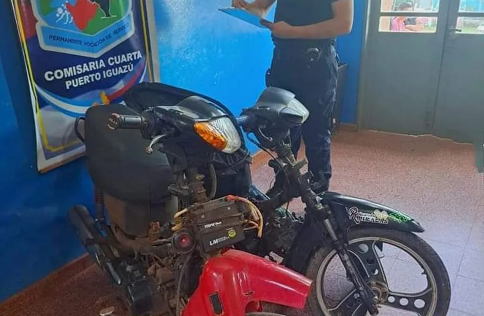 Puerto Iguazú: recuperan varias motocicletas robadas.