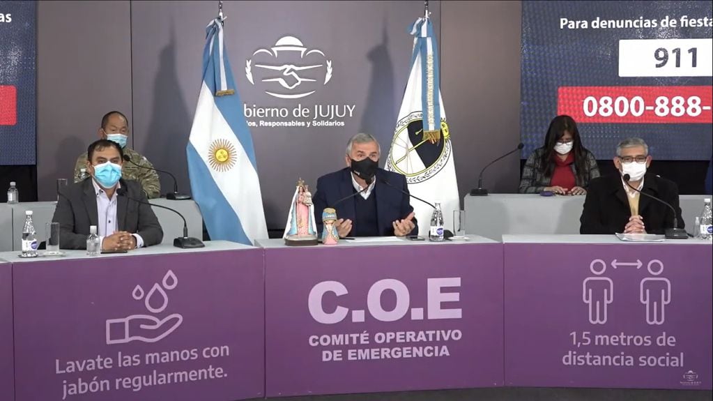 La baja demanda en los vacunatorios observada en estos días hizo que al encabezar el informe del Comité Operativo de Emergencias (COE) el gobernador Morales exhortara a la comunidad a vacunarse contra el coronavirus.