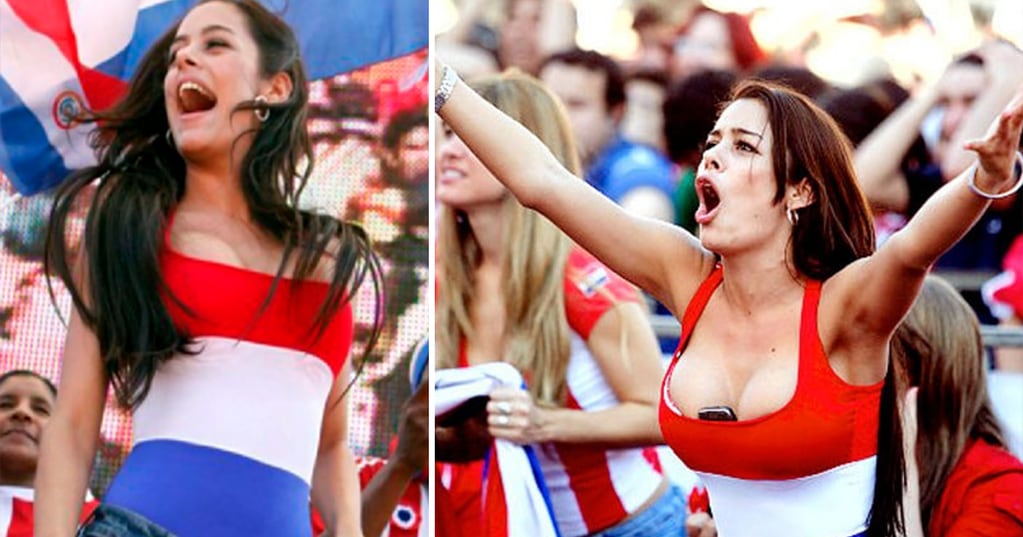 Larissa Riquelme en el Mundial Sudáfrica 2010