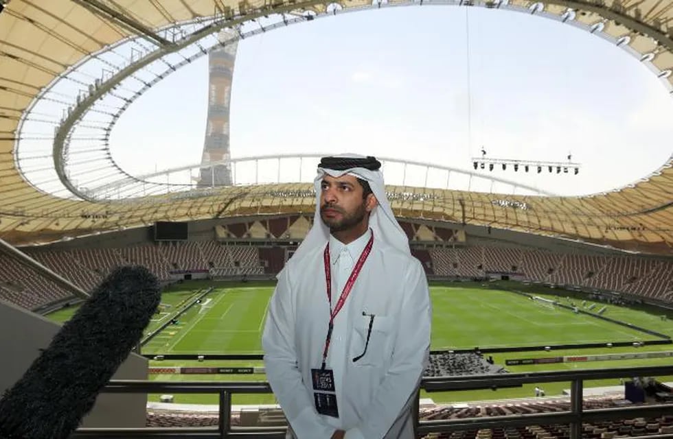 Nasser Al-Khater, presidente del comité organizador del Mundial de Qatar, lanzó una advertencia a la comunidad LGTBQ+  (Crédito: KARIM JAAFAR/AFP via Getty Images)