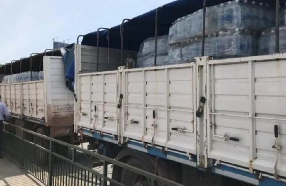 El gobierno de Jujuy envio agua a Calama