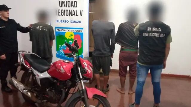 Recuperan motocicletas robadas y detienen a los presuntos autores en Puerto Iguazú