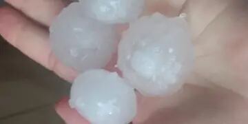 Importante tormenta de granizo azotó San Rafael