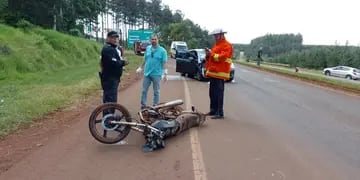 Falleció motociclista tras accidente vial en Eldorado