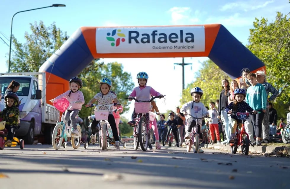 Ciclismo en los barrios de Rafaela