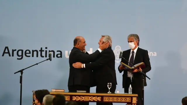 Juan Manzur asume como nuevo jefe de Gabinete del Gobierno nacional. (Federico López Claro)