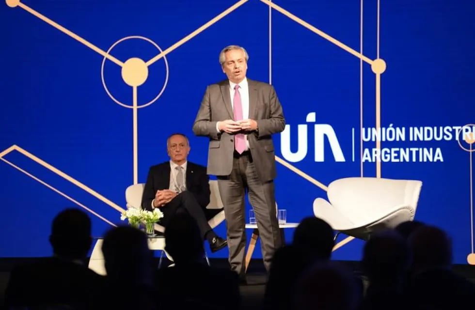 Alberto Fernández, en la 25a Conferencia de la Unión Industrial Argentina (UIA). (Prensa UIA)