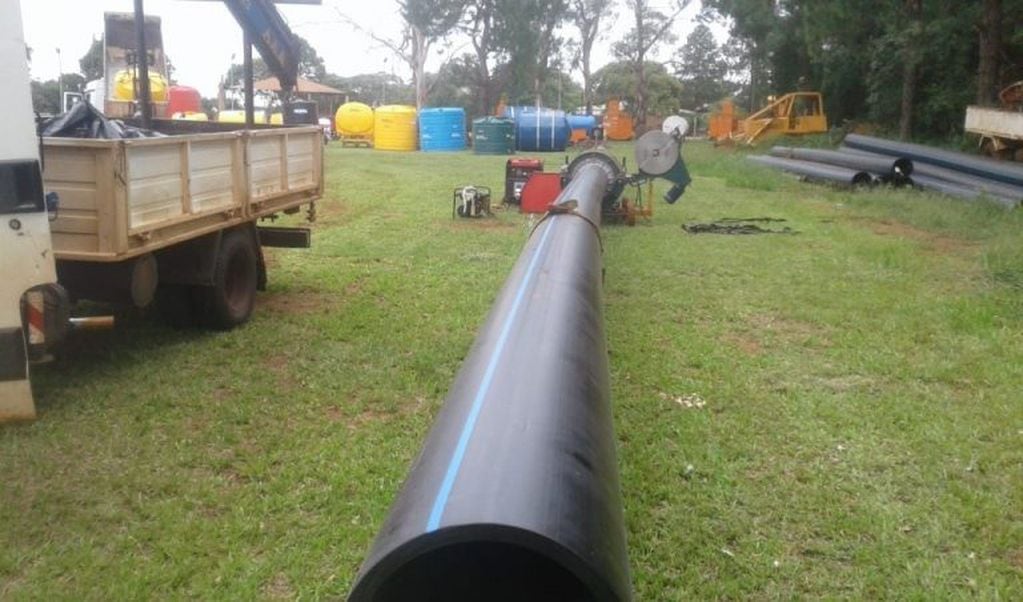 Nuevos tubos de agua potable