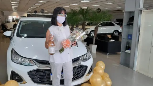 Una posadeña que colaboró durante 17 años con UNICEF fue premiada con un auto 0KM