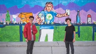 Un mural busca concientizar el cuidado del medio ambiente en Las Heras