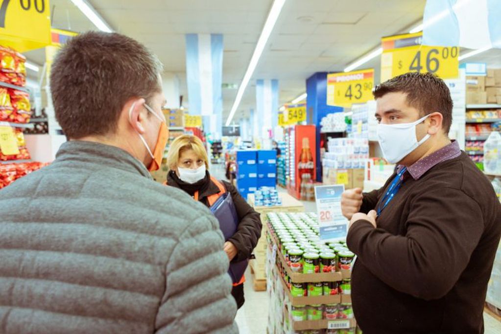 Controles de Supermercados por la Secretraria de comercio TDF