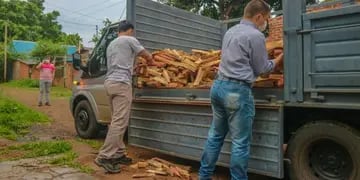 Solidaridad e inclusión: la Municipalidad entregó más de 50 toneladas de leña a comedores y merenderos en la ciudad de Posadas