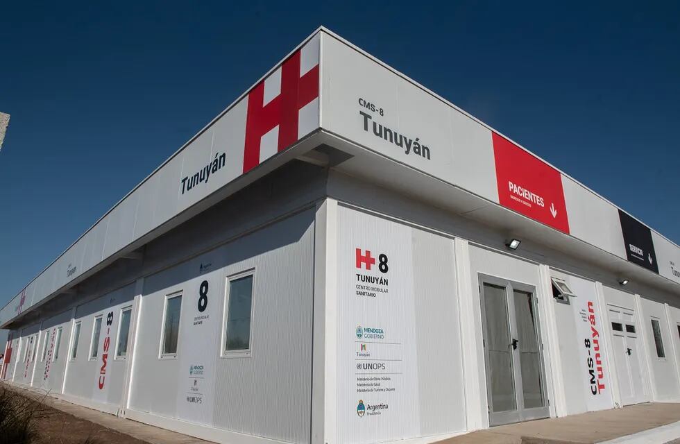 Este nuevo centro de testeos funcionará en el módulo sanitario que hace poco fue inaugurado por la Nación. Gentileza Gobierno de Mendoza
