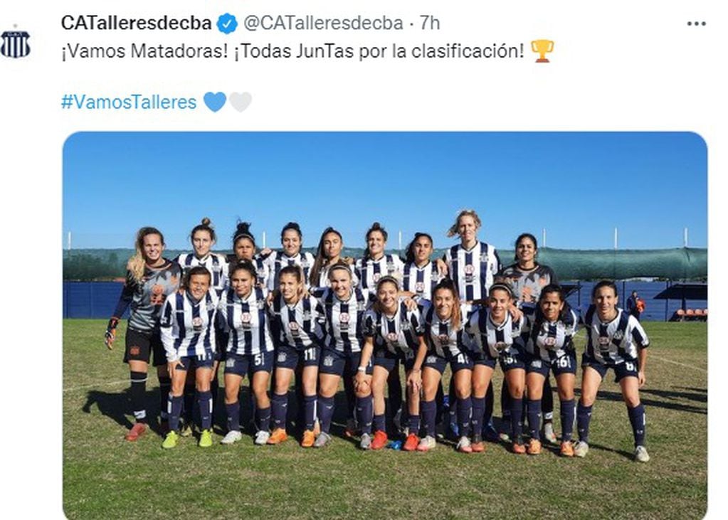 Puntero invicto, Talleres va por la clasificación en la Primera C de fútbol femenino.