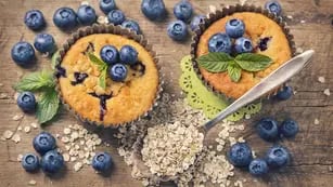 La receta definitiva de unos muffins de arándanos saludables