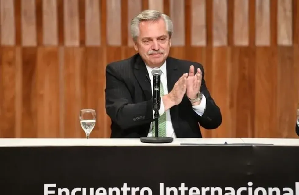 Alberto Fernández encabezó el foro de viviendas. (Presidencia de la Nación)