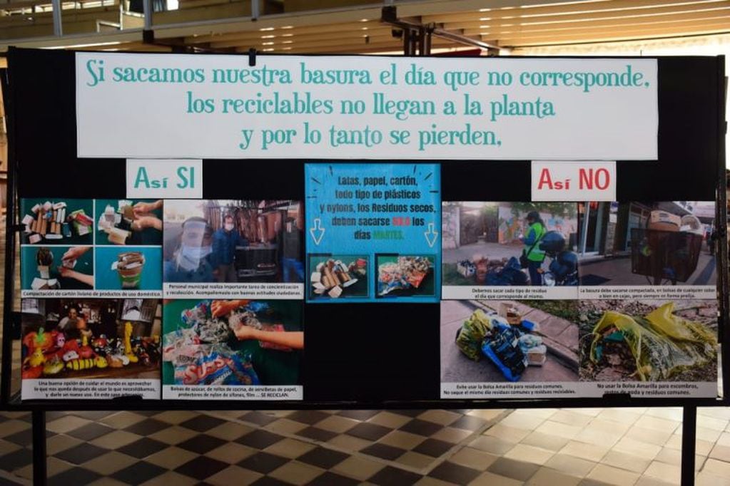 El Municipio de Sáenz Peña promueve el reciclaje de materiales.