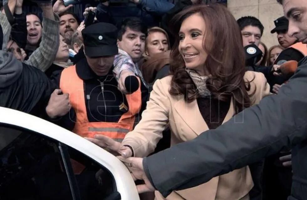 CFK en la audiencia con Lanata