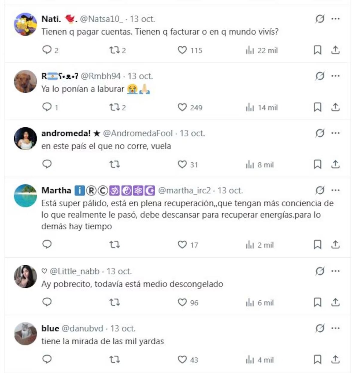 Indignación por el accionar de Thiago Medina y Daniela Celis.