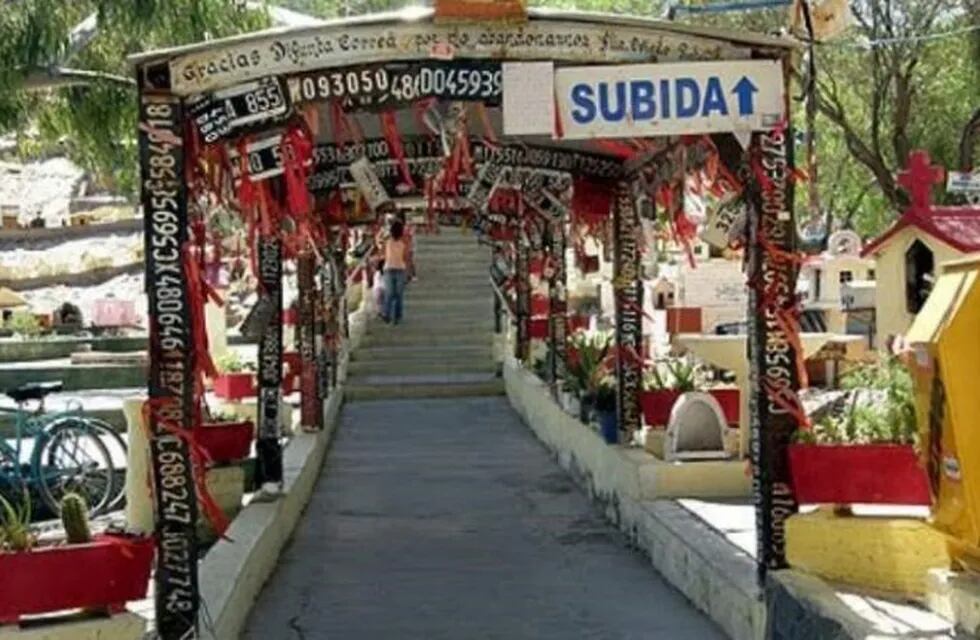 El santuario de la Difunta Correa, ubicado en la localidad de Vallecito, en San Juan.