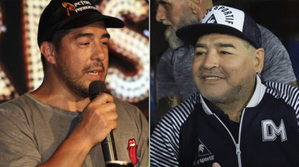 Chino y Diego Maradona