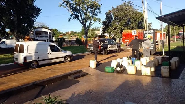Contrabando de combustible en Iguazú