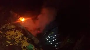 Incendio en una casa de Granadero Baigorria