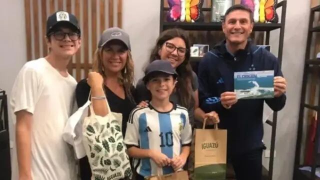 El exfutbolista argentino Javier Zanetti visitó las Cataratas del Iguazú: “Una experiencia inolvidable”