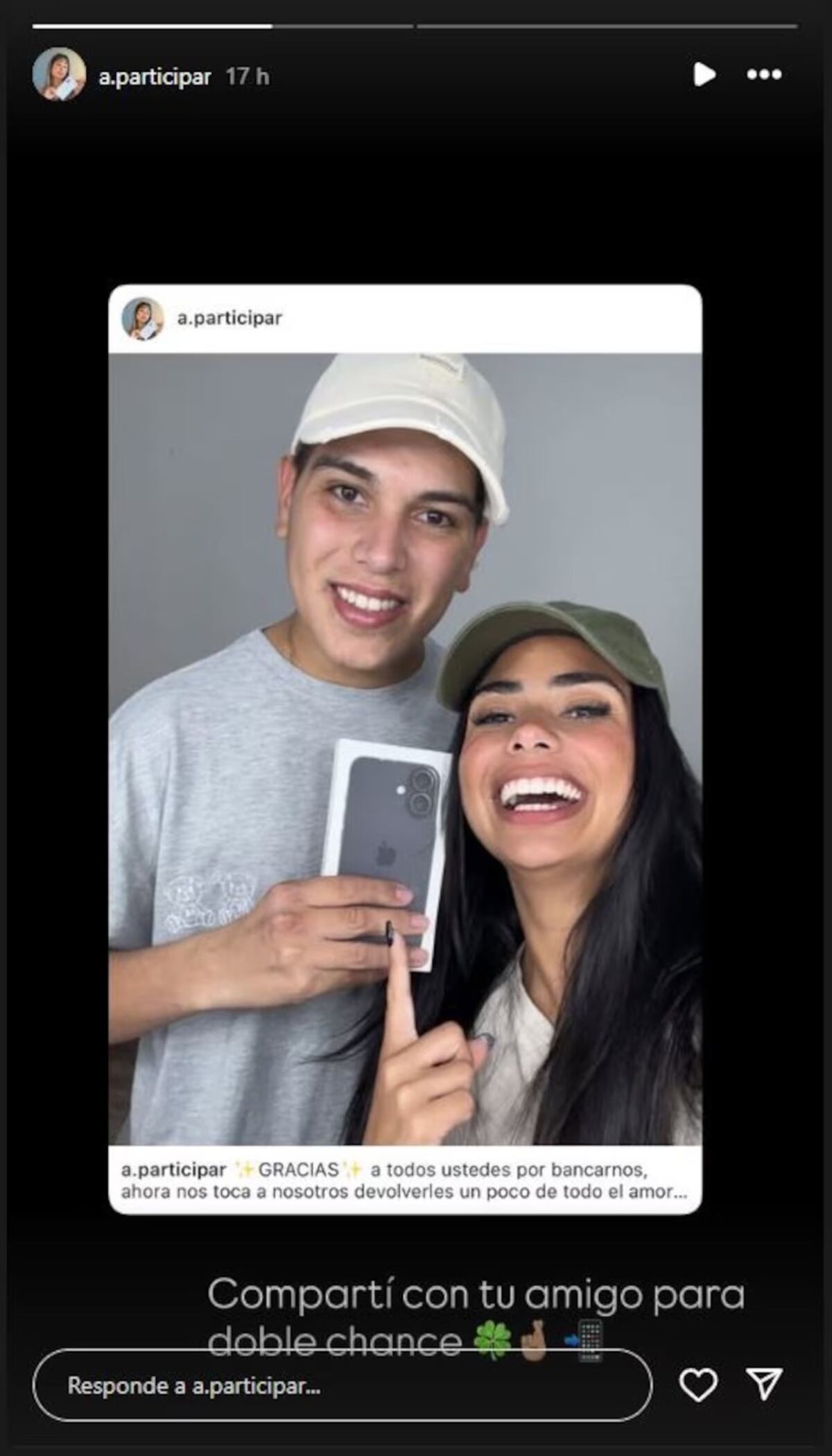 Thiago Medina después de su alta médica.