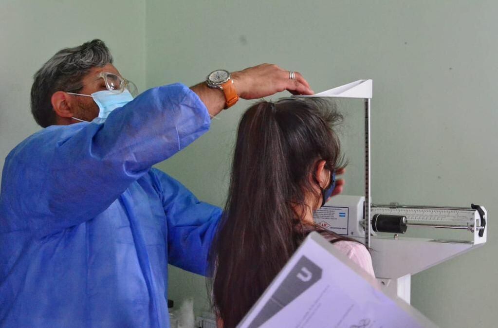 SE realizaron controles médicos a niños y niñas de la ciudad de Ushuaia.