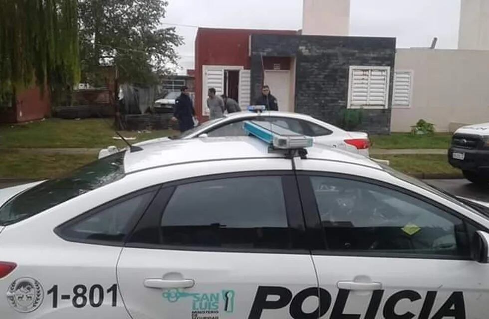 El hombre fue detenido en una vivienda del barrio La Ribera en Villa Mercedes.