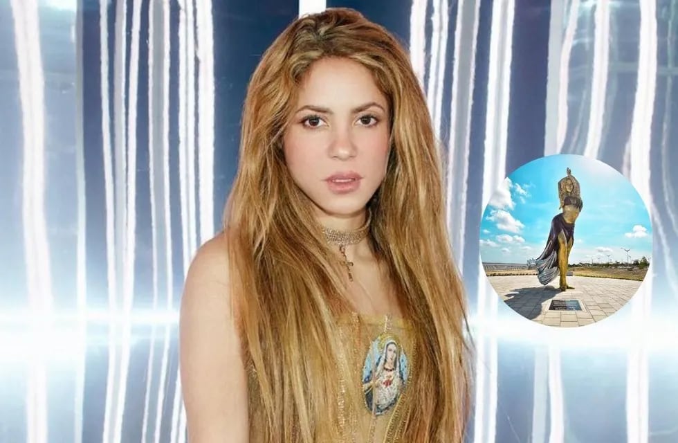 El insólito error en la estatua dedicada a Shakira en su ciudad natal