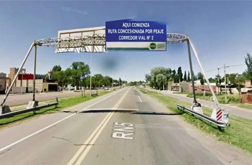 Ruta Nacional N° 5 (Google Maps)