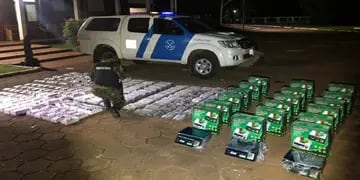 Incautaron artículos de contrabando en Iguazú valuado en más de 1 millón de pesos