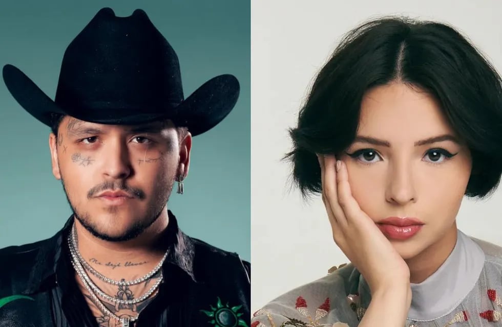 Tras las críticas, Christian Nodal y Ángela Aguilar a los besos en un show