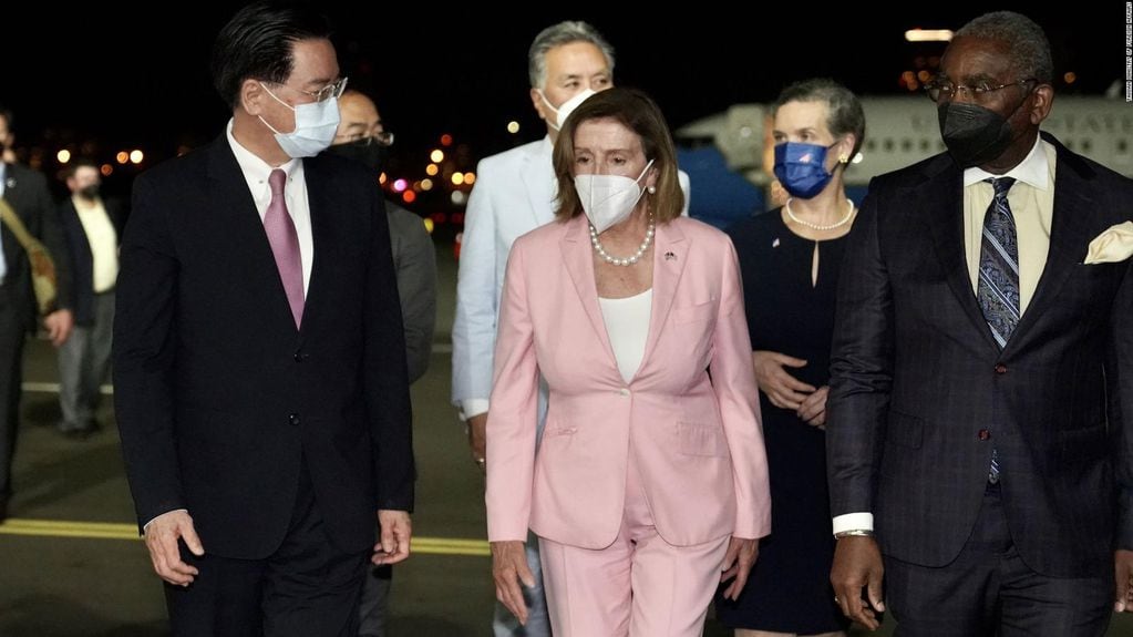Nancy Pelosi llegó a Taiwán y disparó la polémica con China.