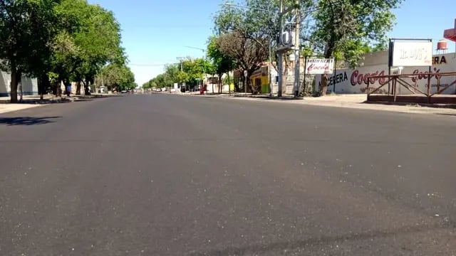 Avenida Sarmiento en San Rafael