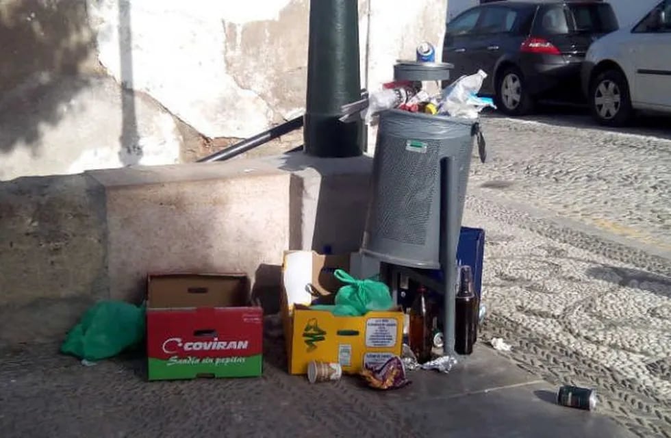 basura en San Nicolás