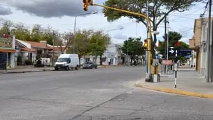 Semáforos en intermitente sobre Bv. Santa Fe