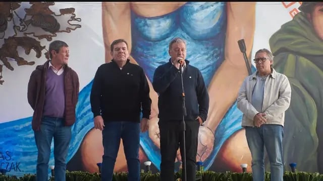 El SECZA descubrió un mural en conmemoración a 40 años de la guerra de Malvinas