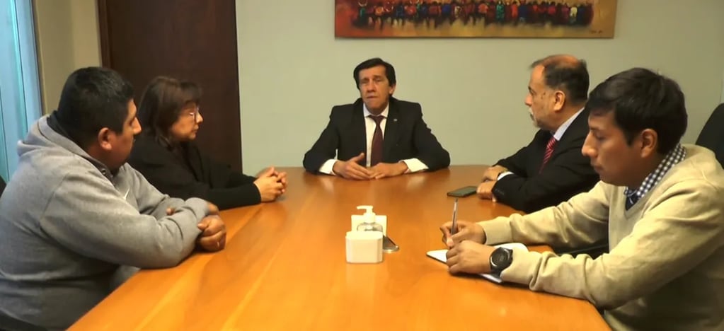 Los ministros Carlos Sadir y Normando Álvarez García se reunieron con la nueva secretaria general de la Asociación de Trabajadores de la Sanidad Argentina (ATSA) - Delegación Jujuy, Viviana López.