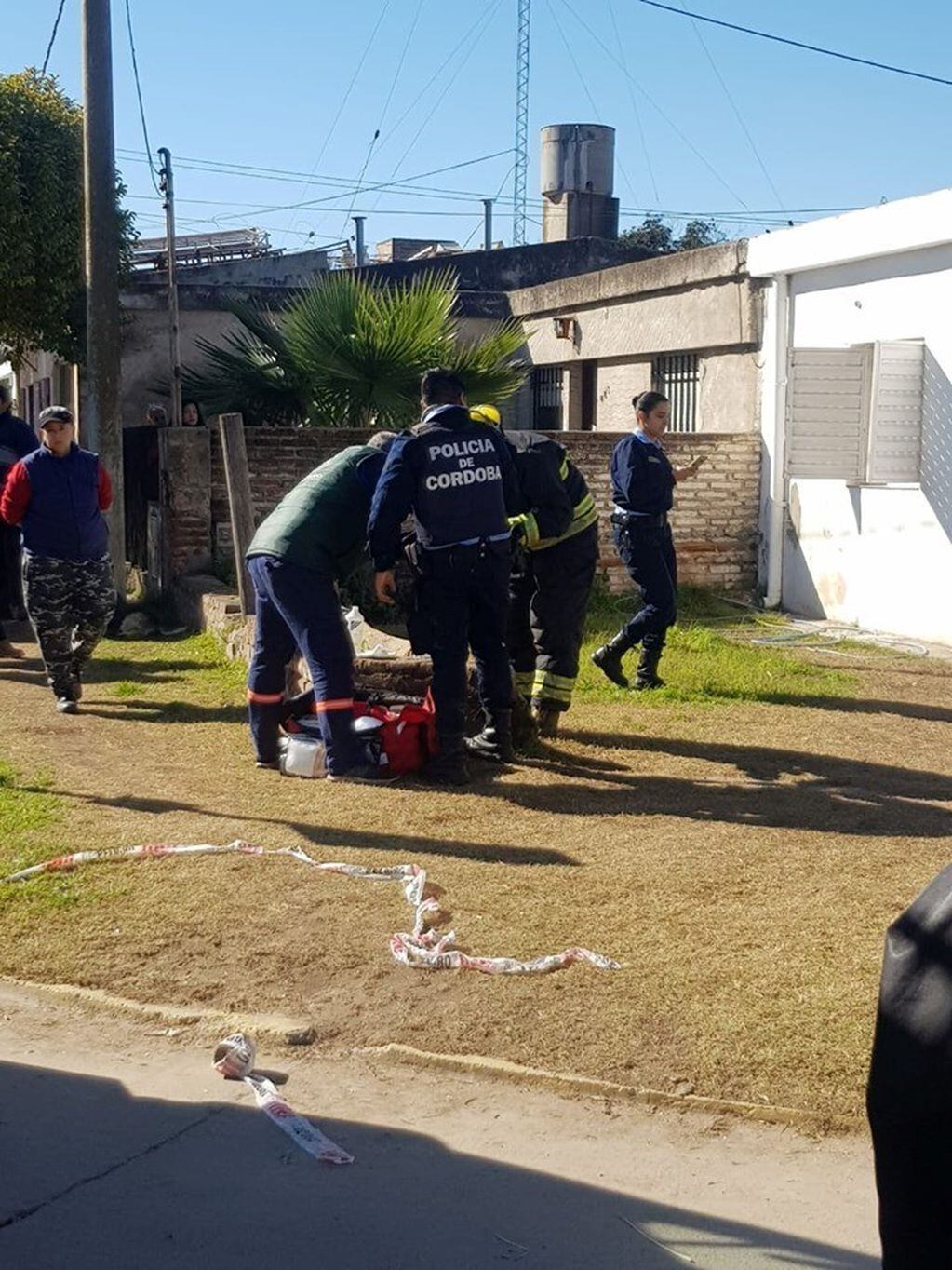 Procedimiento Bomberos y policia Arroyito