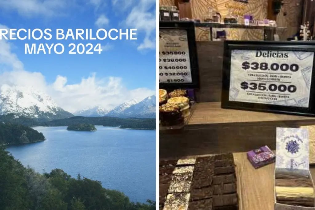 Viajó a Bariloche, mostró lo que gastó en una excursión y en comidas para 2 personas y sorprendió en TikTok