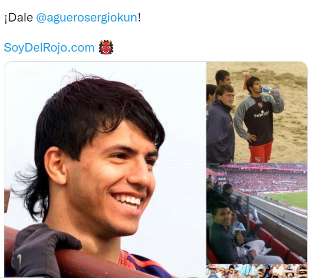 Pronto, las redes sociales "explotaron" de mensajes de apoyo para Sergio Agüero. Twitter @SoydelRojoCom